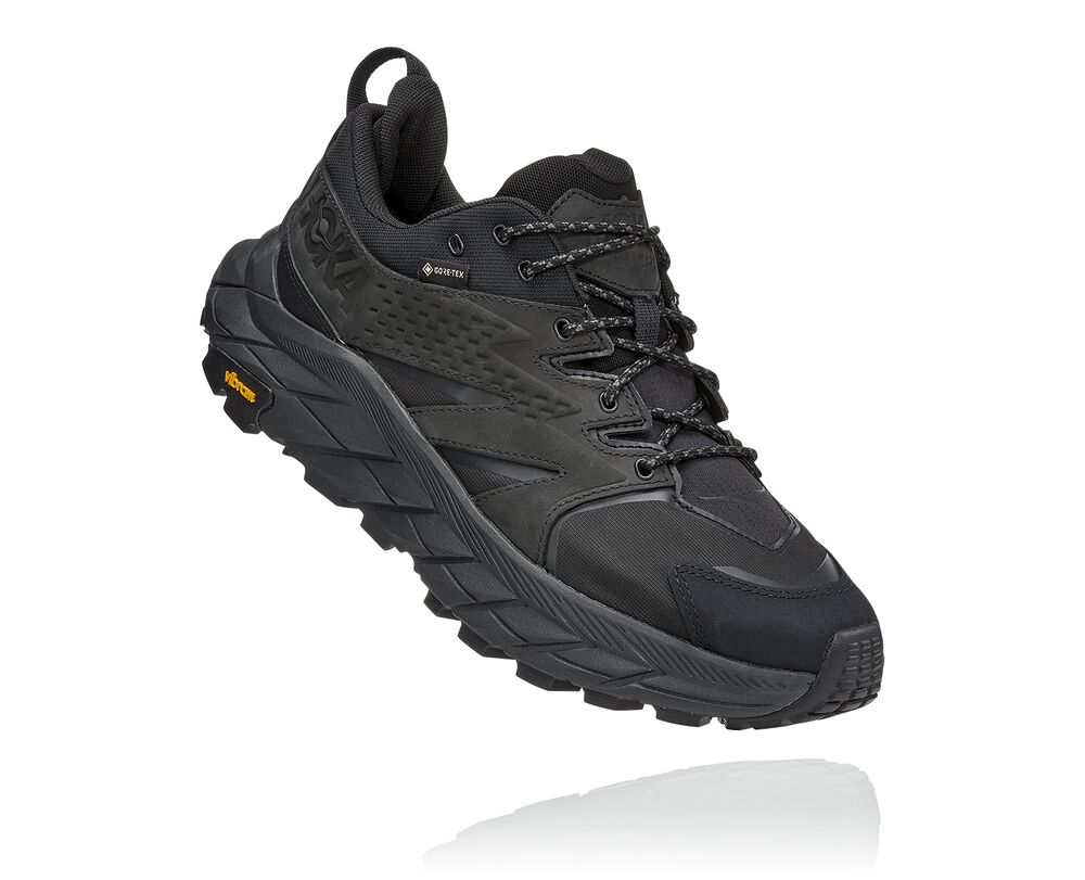 Hoka One One Anacapa Low GORE-TEX Ortopediska Skor Herr Svarta - SE-4385260